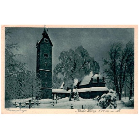 Riesengebirge. Kirche Wang, 874 m. ü. M.