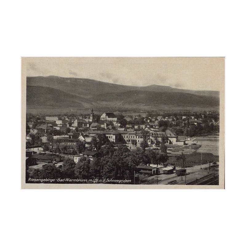 Riesengebirge-Bad Warmbrunn m/ Bl. n. d. Schneegruben