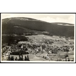 142 [...] Bad Flinsberg mit Heufuder (1107 m) / Bad Flinsberg (Isergebirge 500-1100 m) "Das Schlesische Engadin" [...]