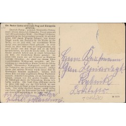 Gruß aus Deutsch Piekar. Pozdrowienie z Piekar. / Rewers: Nr. 1. Die Mutter Gottes wird nach Prag und Königggrätz gefahren.