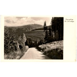 Riesengebirge. Die Schneekoppe / Rewers: Riesengebirge. Graf Friedrich Schaffgotsch-Weg mit Schneekoppe