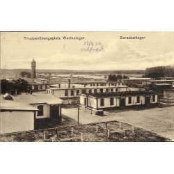 Truppenübungsplatz Warthelager. Barackenlager