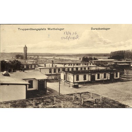 Truppenübungsplatz Warthelager. Barackenlager