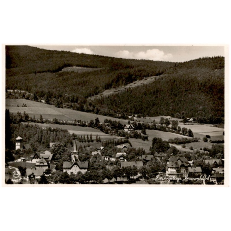 Riesengebirge. Krummhübel 4481 / Rewers: Riesengebirge. Krummhübel (550-843 m ü. d. M.)