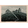 Riesengebirge. Schneekoppe 1605 m ü. M. / Rewers: Diese Karte ist in den Koppenhäusern gekauft. Hienrich Pohl, Schneekoppenwirt.