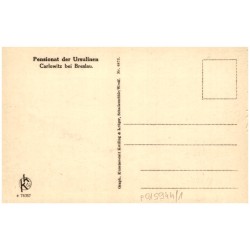 Wohnsaal der Mittleren. / Rewers: Pensionat der Ursulinen. Carlowitz bei Breslau.