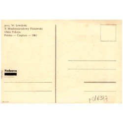 "Malta" / Rewers: proj. W. Lewiński X Międzynarodowy Pionierski Obóz Pokoju. Polska - Cieplice - 1961