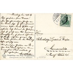 Isergebirge von Prof. Morgenstern. Ludwigsbaude mit dem Hochstein