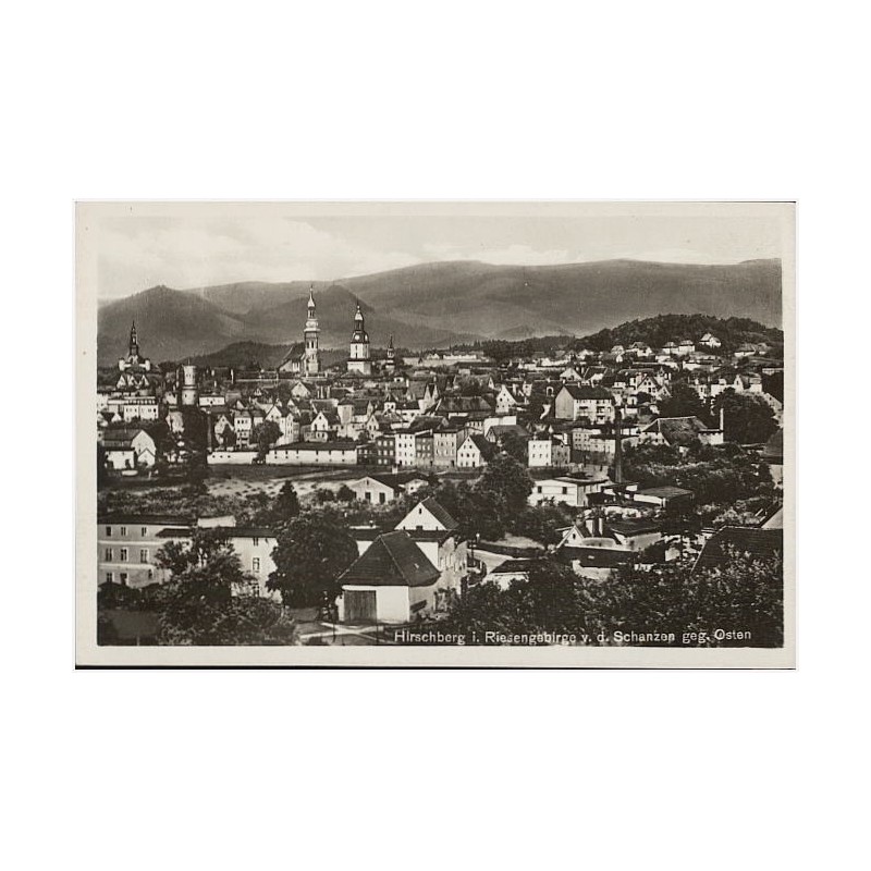 Hirschberg i. Riesengebirge v. d. Schanzen geg. Osten