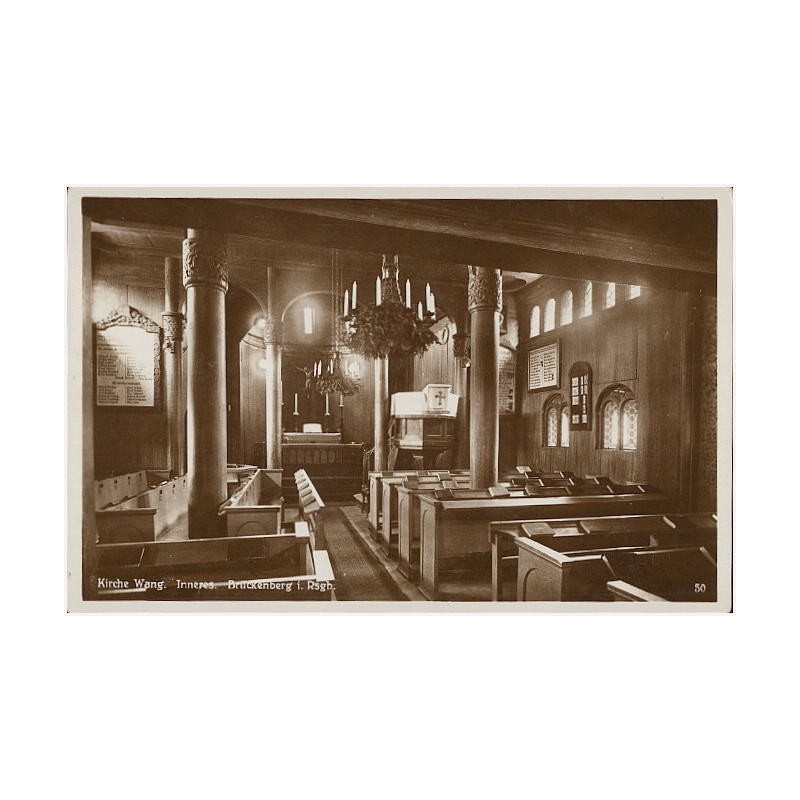 Kirche Wang. Inneres. Brückenberg i. Rsgb. 50