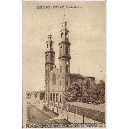 Deutsch-Piekar, Marienkirche. Piekary Śląskie. Kościół Najśw. Panny Marii / Rewers: Fot. Pietruszka, Piekary Śląskie