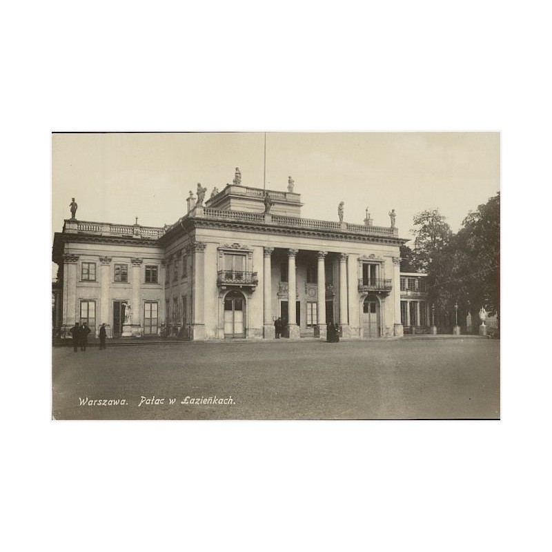 Warszawa. Pałac w Łazienkach