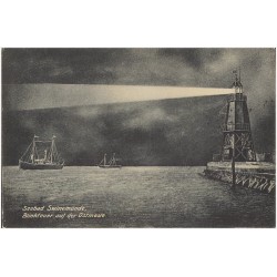 Seebad Swinemünde, Blinkfeuer auf der Ostmoole