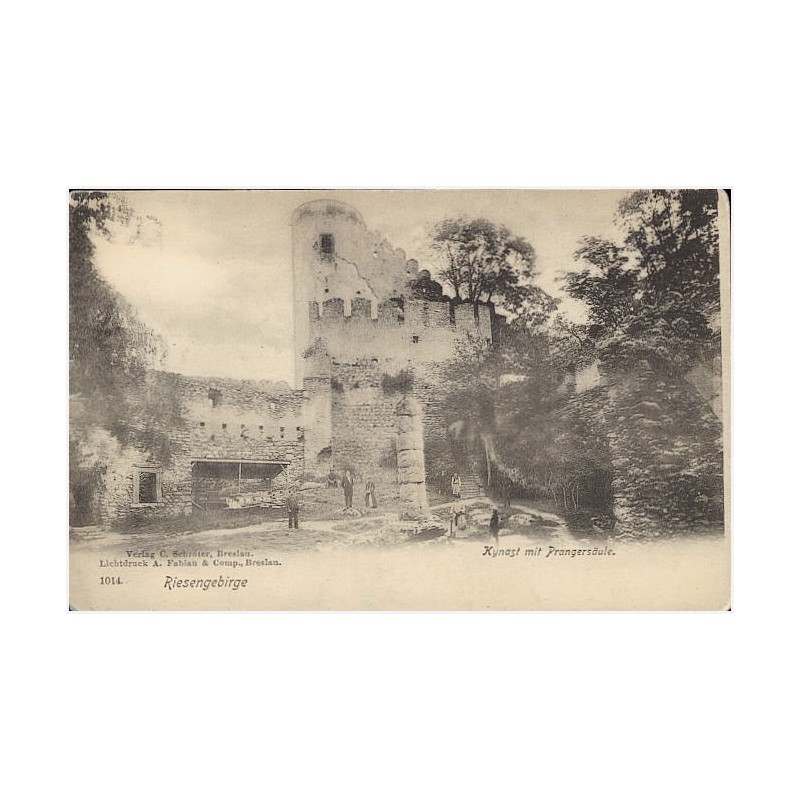 Riesengebirge. Kynast mit Prangersäule