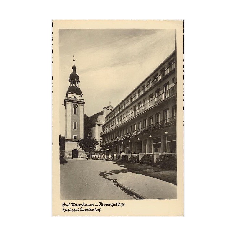 Bad Warmbrunn i. Riesengebirge. Kurhotel Quellenhof