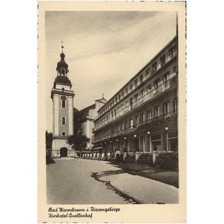 Bad Warmbrunn i. Riesengebirge. Kurhotel Quellenhof