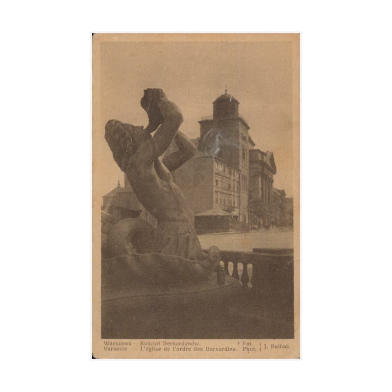 Warszawa. Kościół Bernardynów. Varsovie - L'église de l'ordre des Bernardins. Fot. Phot. J. Bułhak