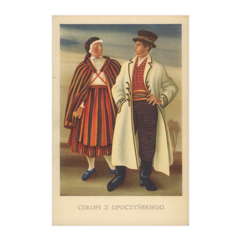 Chłopi z Opoczyńskiego. [...] malował Aleksander M. Haupt