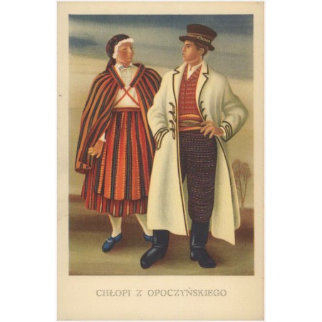 Chłopi z Opoczyńskiego. [...] malował Aleksander M. Haupt