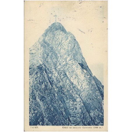 Tatry. Krzyż na szczycie Giewontu (1900 m.)