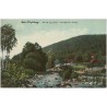 Bad Flinsberg. Partie am Queis. Frankfurter Felsen