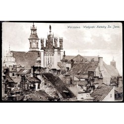 Warszawa. Wieżyczki Katedry Św. Jana.