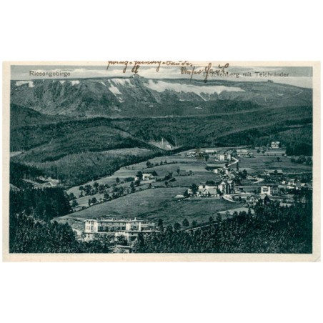Riesengebirge. Brückenberg mit Teichränder