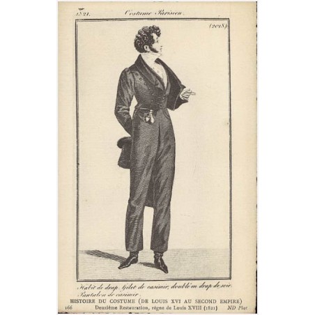 166. Deuxième Restauration, règne de Louis XVIII (1821)