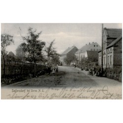 Seifersdorf bei Sorau N. L. Dorfstrasse.