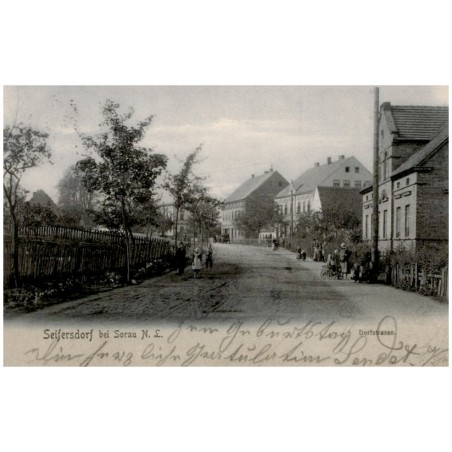 Seifersdorf bei Sorau N. L. Dorfstrasse.