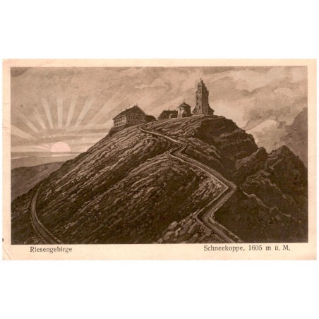 Riesengebirge. Schneekoppe, 1605 m ü. M.