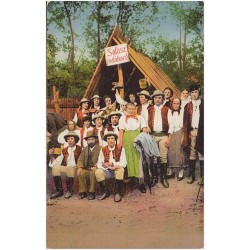 Górale w Śląskich Beskidach przy sałasie