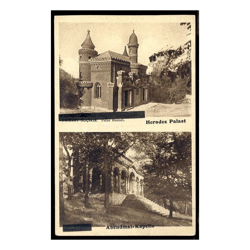Piekary Śląskie. Pałac Heroda. Herodes Palast. Wieczernik. Abendmal-Kapelle / Rewers: Fot. Pietruszka, Piekary Śląskie