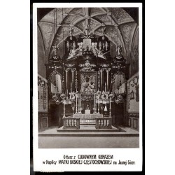 Ołtarz z cudownym obrazem w Kaplicy Matki Boskiej Częstochowskiej na Jasnej Górze