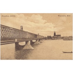 Warschau, Brücke. Warszawa, Most