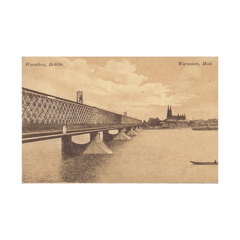 Warschau, Brücke. Warszawa, Most