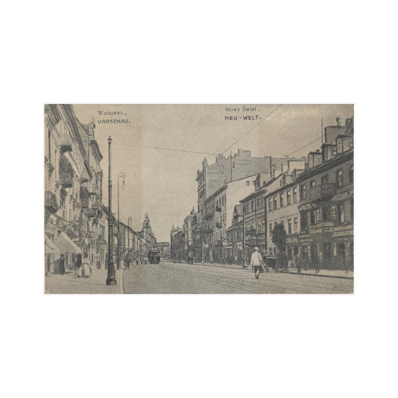Warszawa. Nowy Świat. Varschau. Neu-Welt
