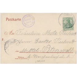 Gruss aus dem Etablissement "Kaiser Friedrich-Höhe". Dittersbach b. Waldenburg i. Schl