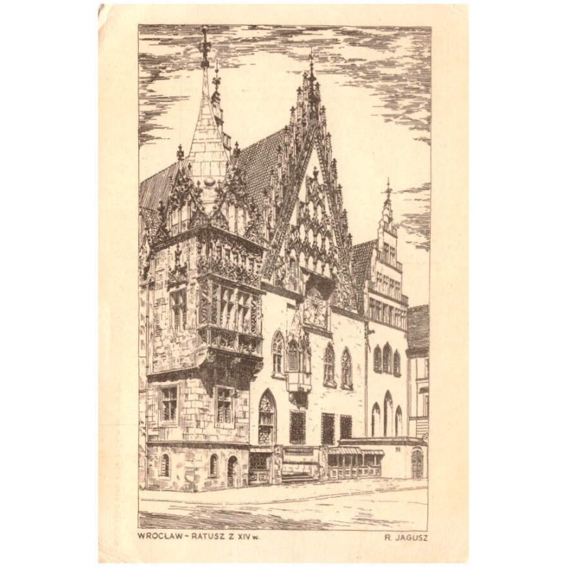 Wrocław - Ratusz z XIV w. R. Jagusz