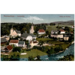 Riesengebirge - Jannowitz. Partie mit Kirchen