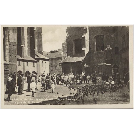 Kraków. Na placu Marjackim. Kościół św. Barbary. L'église de St. Barbara