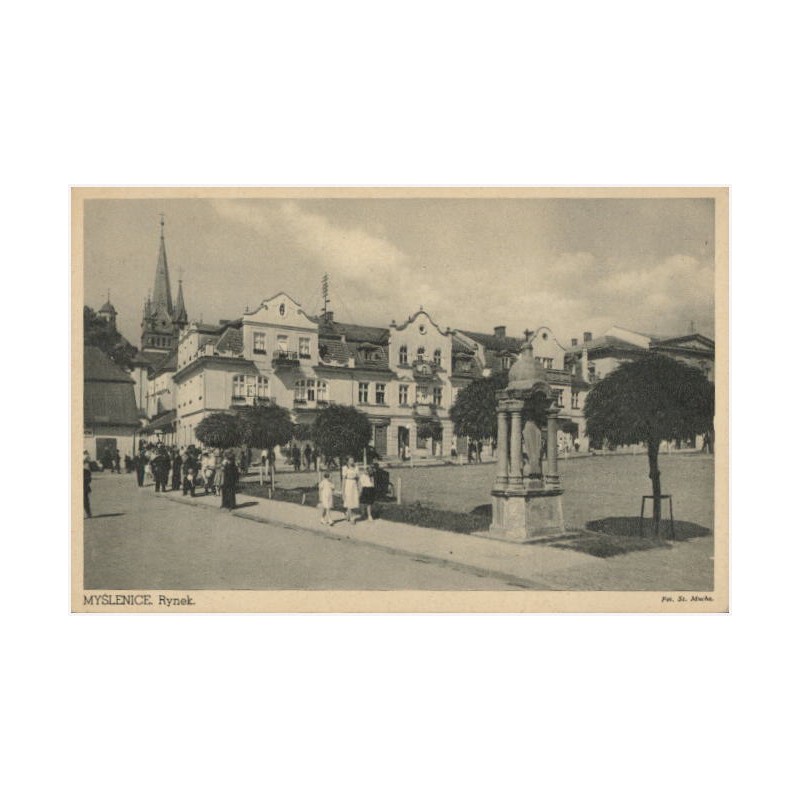 Myślenice. Rynek. Fot. St. Mucha. [...]