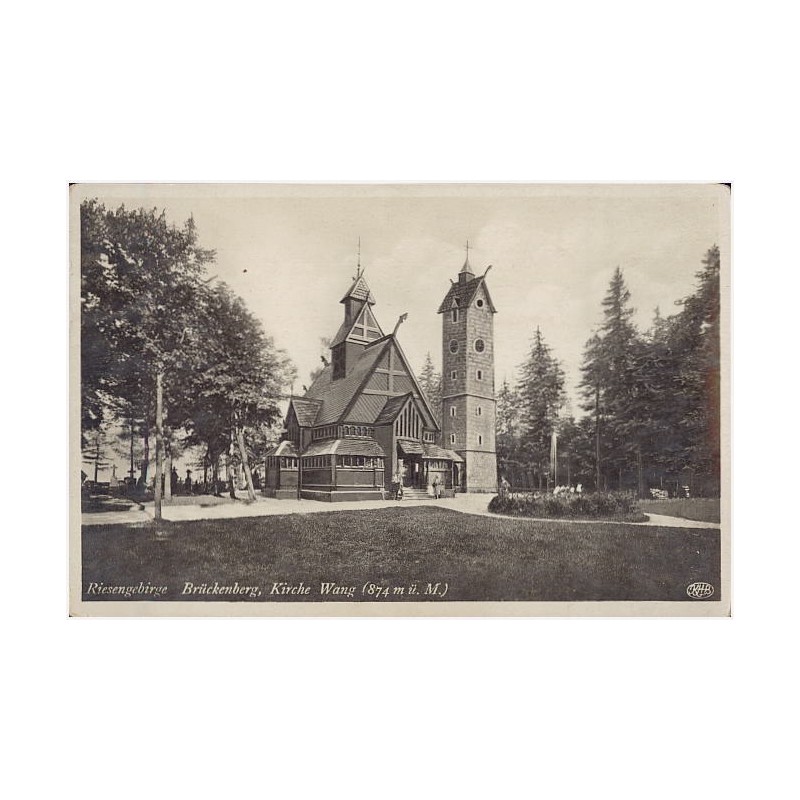 Riesengebirge Brückenberg, Kirche Wang (874 m ü. M.) [...]