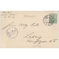 Gruss aus Görlitz. Landeskrone 1898