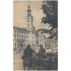 Warszawa przedwojenna - Varsovie d'avant-guerre. Plac Teatralny - Ratusz [...] Fot. Z. Chomętowska