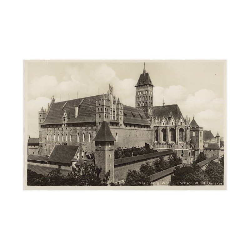 Marienburg/ Wpr. Hochschloß mit Dansker