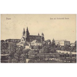 Posen. Dom mit Erzbischöfl. Palais
