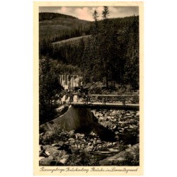 Riesengebirge: Brückenberg. Brücke im Lomnitzgrund