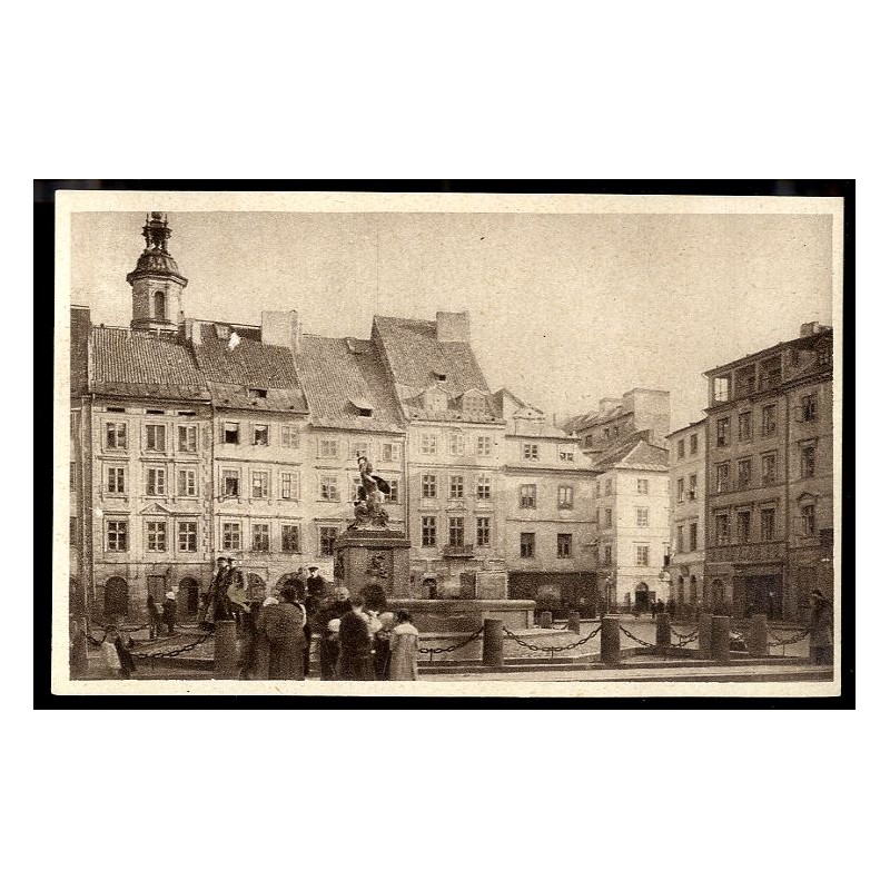 Warszawa Rynek Starego Miasta. Fot. J. Bułhak.