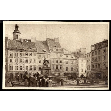Warszawa Rynek Starego Miasta. Fot. J. Bułhak.